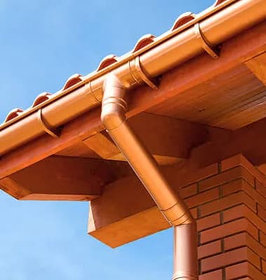 Copper gutters